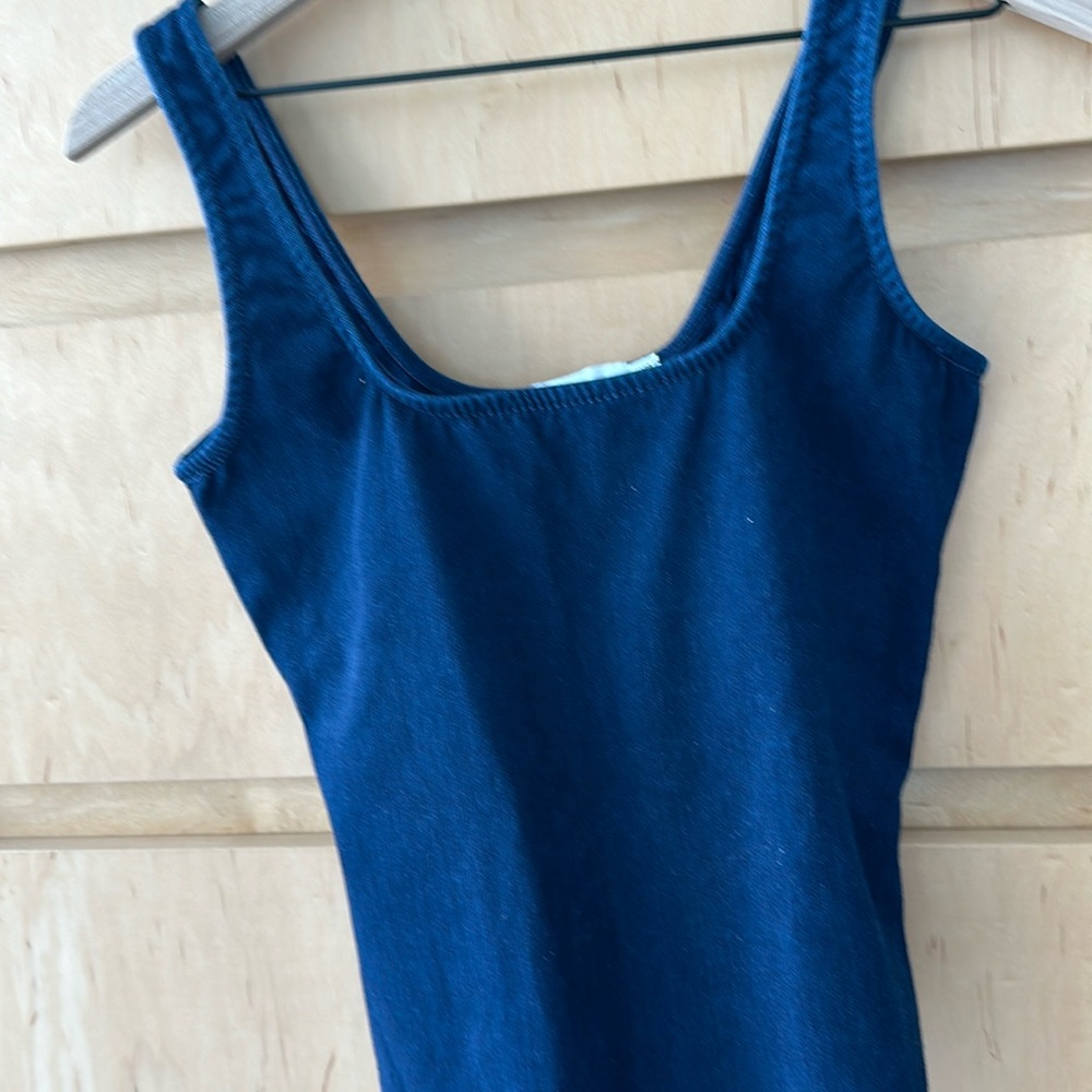 Brand new Good American dark denim bodysuit